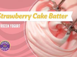 strawberry cake batter 